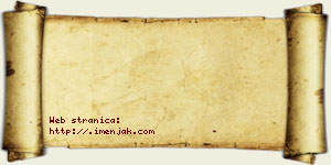 Anđela Veljović vizit kartica